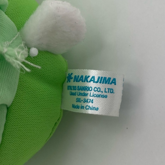 GUND Sanrio Hello Kitty Keroppi Plush Toy & Hello Kitty Red Apple Worm Plush - Picture 3 of 8